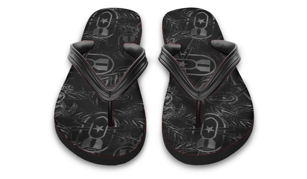 Flip Flops - "It's 5 o'clock Somewhere" (Grey)