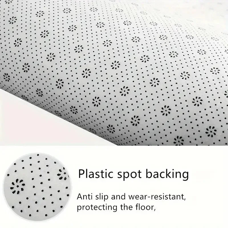 "Boho Area Rug – Washable Vintage Carpet for Living Room & Bedroom