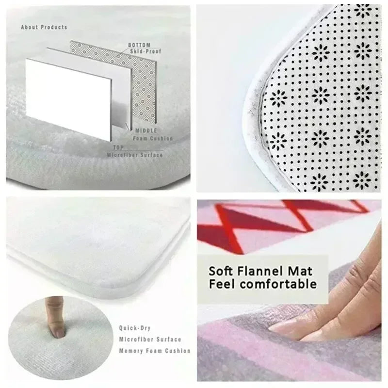 3D Circuit Board Rug – Non-Slip Gaming Floor Mat for Home