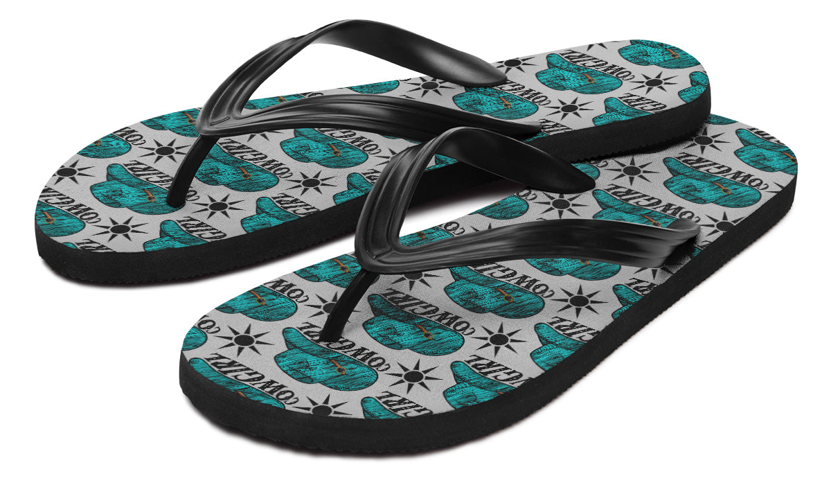 Print On Demand - Flip Flops - "Cowgirl"