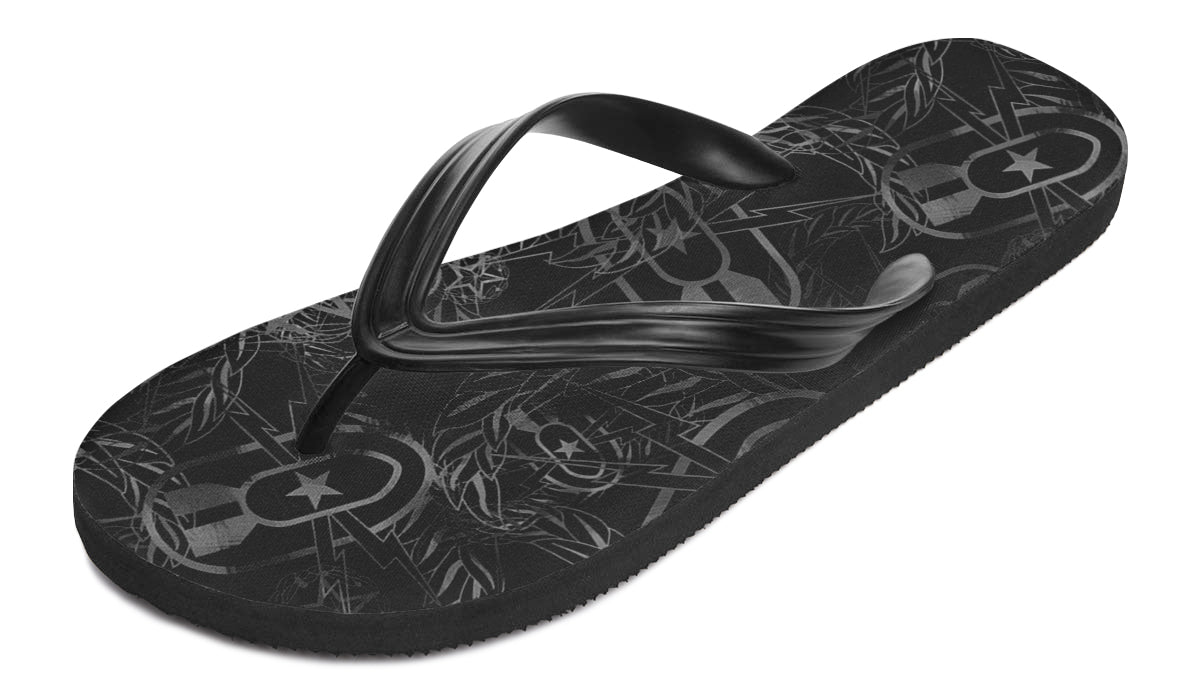 Flip Flops - "It's 5 o'clock Somewhere" (Grey)