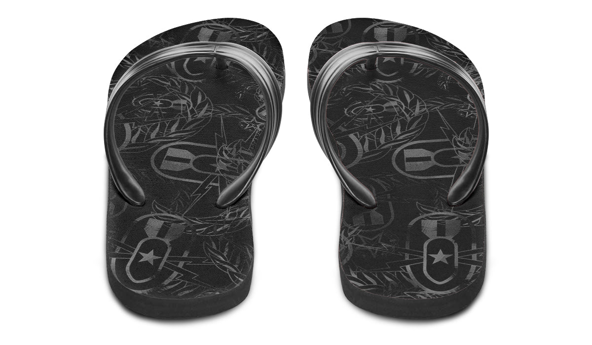 Flip Flops - "It's 5 o'clock Somewhere" (Grey)