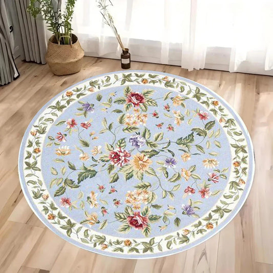 Bohemian Retro Round Rug for Living Room Home Decor