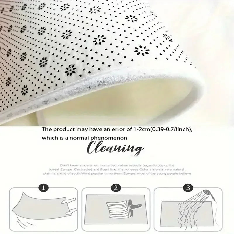 Christmas Golden Retriever Doormat – Non-Slip Washable Rug for Living Room, Bedroom, Bathroom & Kitchen