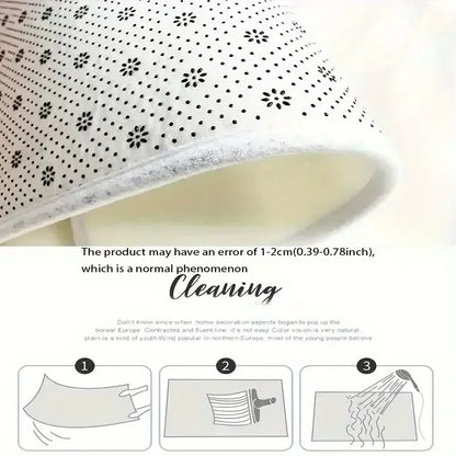 Christmas Golden Retriever Doormat – Non-Slip Washable Rug for Living Room, Bedroom, Bathroom & Kitchen