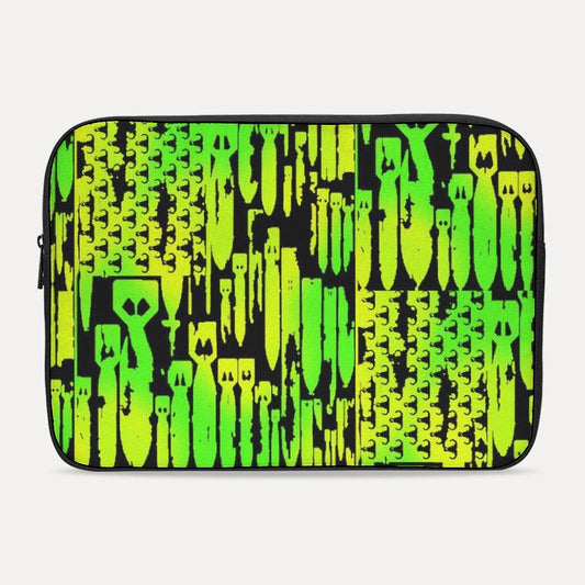 Print On Demand - Laptop Sleeve - "EOD Bomb Flag" (Lemon Lime)